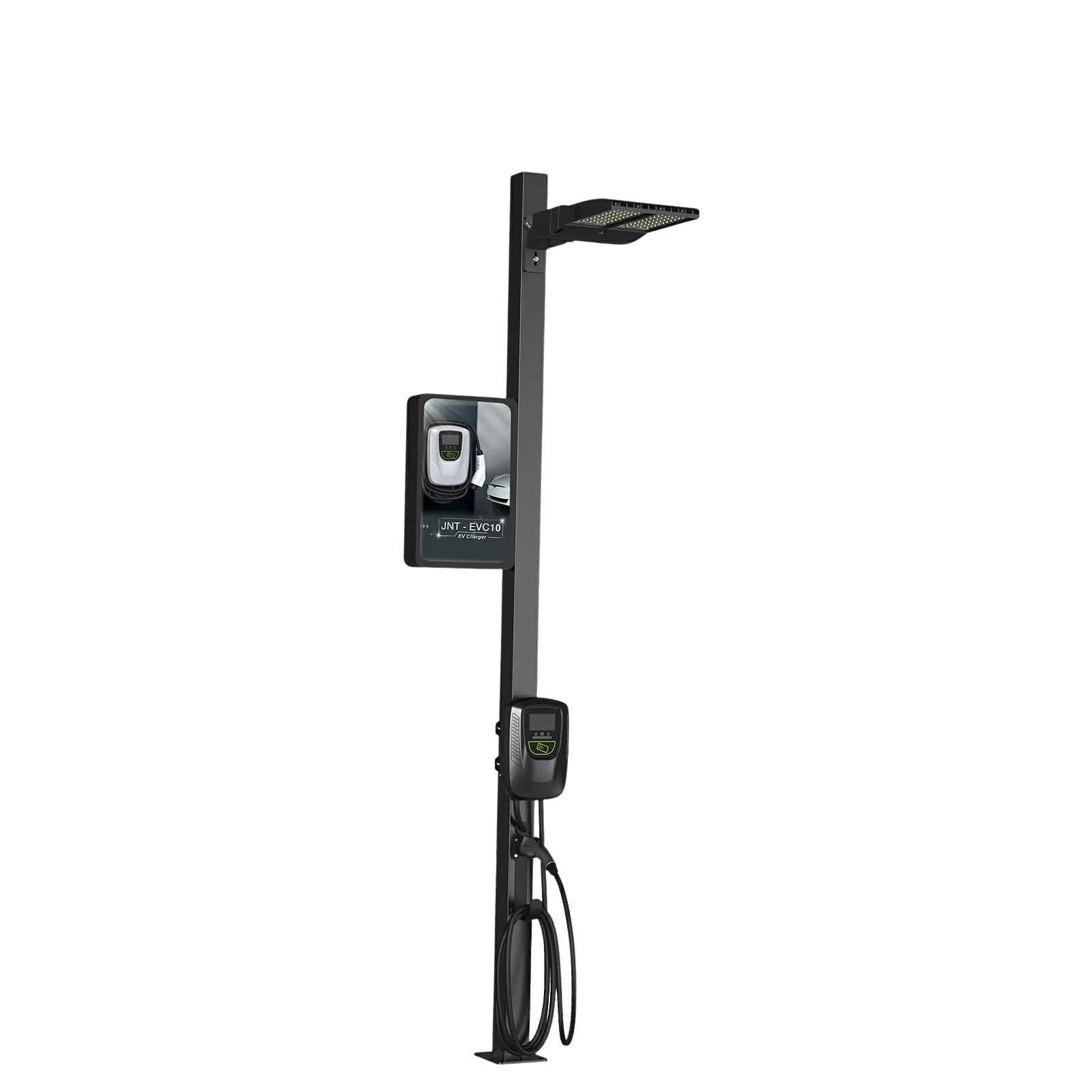 EVC P3 NA ( UP TO 11.5KW in Charger, 320W in LED ) Combination of Light and Charger with LED Screen