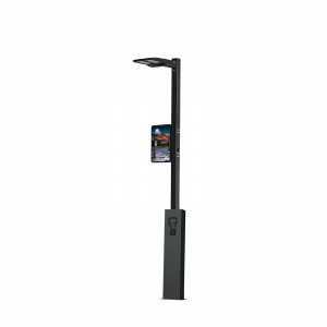 EVC P4 EU ( UP TO 22KW in Charger, 320W in LED ) Combination of Light and Charger with LED Screen